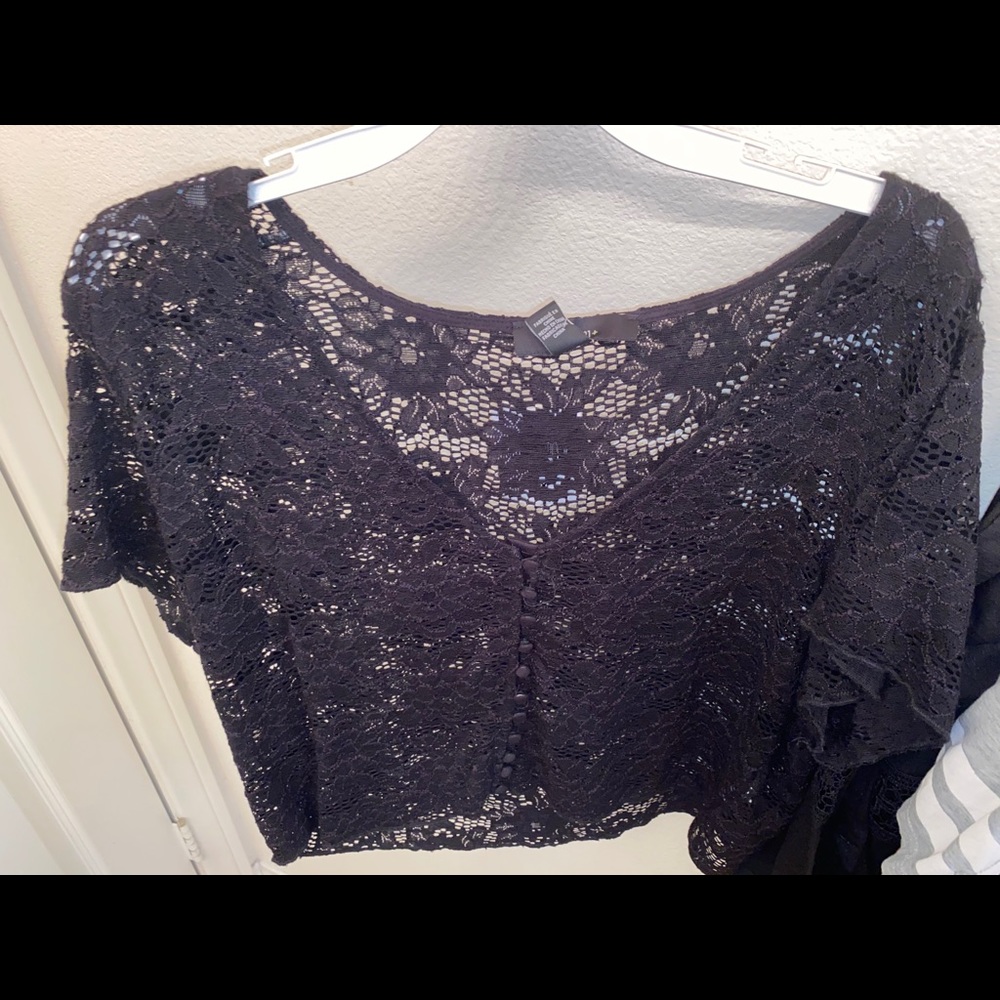 Forever 21 Lace Crop Top